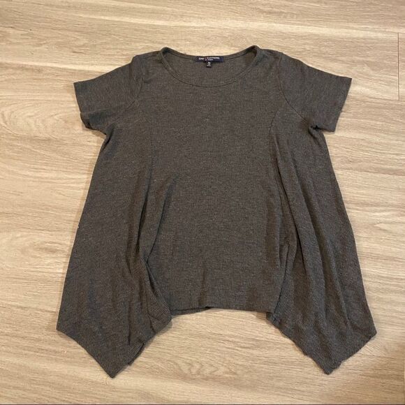 One Clothing, grey oversized short sleeve top, med - Picture 1 of 8